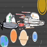 space battle drawing by mwresia in Artbitrator