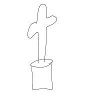 dancing cactus drawing by gayanthikasn in Artbitrator
