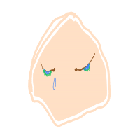 crying face drawing by piopipi in Artbitrator