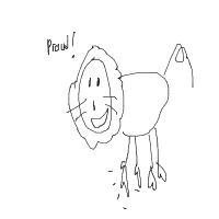 proud lion drawing by adhwaudi in Artbitrator