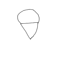 ice cream cone drawing by durgeradmins13 in Artbitrator