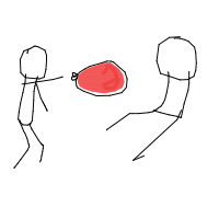 throwing water balloon drawing by durgeradmins13 in Artbitrator