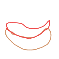 hot dog drawing by cesars_18 in Artbitrator
