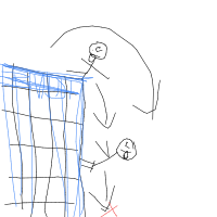 person falling over drawing by enthusi in Artbitrator