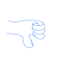 thumbs down drawing by enthusi in Artbitrator