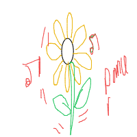 flower dancing drawing by cozy_treasurebox in Artbitrator