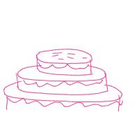 birthday cake drawing by enthusi in Artbitrator