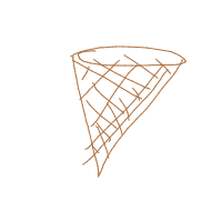 ice cream cone drawing by enthusi in Artbitrator