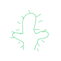 dancing cactus drawing by enthusi in Artbitrator