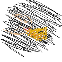 moon eating cheese drawing by enthusi in Artbitrator