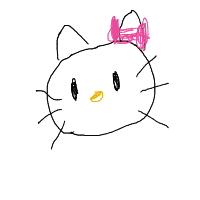 hello kitty drawing by shamsa in Artbitrator
