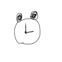alarm clock ringing drawing by shamsa in Artbitrator