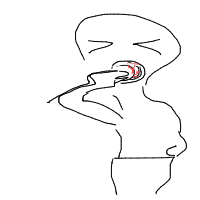 yawning drawing by samsch in Artbitrator