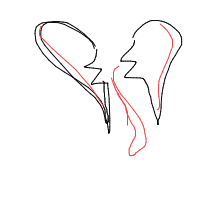 broken heart drawing by samsch in Artbitrator