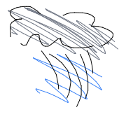 rain cloud drawing by samsch in Artbitrator