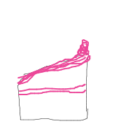 piece of cake drawing by i_gnarly in Artbitrator