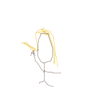dramatic hair flip drawing by i_gnarly in Artbitrator