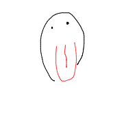 tip of tongue drawing by prophetx in Artbitrator