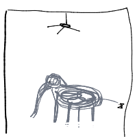elephant in room drawing by tutu in Artbitrator