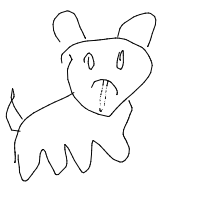 grumpy dog drawing by guest-cha74rh5m in Artbitrator