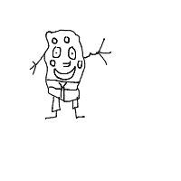spongebob drawing by the_real_inamora in Artbitrator