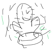 dancing cactus drawing by jordanvar in Artbitrator