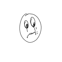 sad face drawing by scarletwisted in Artbitrator