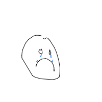 sad face drawing by the_real_inamora in Artbitrator