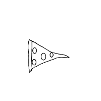 pizza slice drawing by maya48444 in Artbitrator