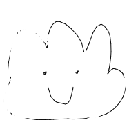cloud with face drawing by maleynreincarnated in Artbitrator