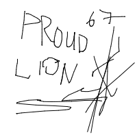 proud lion drawing by xxhenghau in Artbitrator