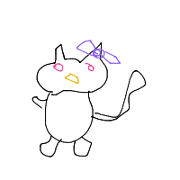 hello kitty drawing by antuhneee in Artbitrator