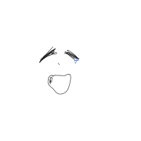 laughing drawing by lumii in Artbitrator
