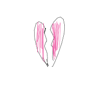 broken heart drawing by lumii in Artbitrator