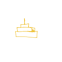 birthday cake drawing by mehdiii8 in Artbitrator