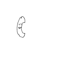 moon smiling drawing by kimjju in Artbitrator