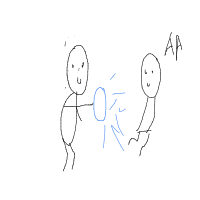 throwing water balloon drawing by saigonphantom in Artbitrator