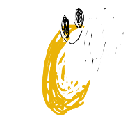 moon smiling drawing by rudy in Artbitrator