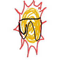 sun wearing sunglasses drawing by lxroyal in Artbitrator