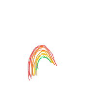 rainbow drawing by koyopi in Artbitrator