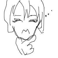 thinking face drawing by koyopi in Artbitrator