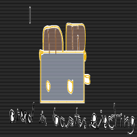bread in toaster ejecting drawing by ha123 in Artbitrator
