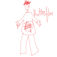 butterflies in stomach drawing by solara in Artbitrator