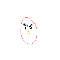angry bird drawing by birou in Artbitrator