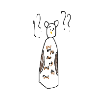 confused owl drawing by birou in Artbitrator
