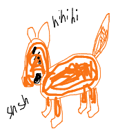 sneaky fox drawing by birou in Artbitrator
