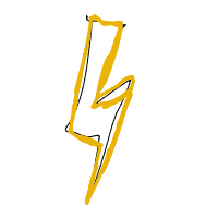lightning bolt drawing by poecreate in Artbitrator