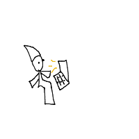 wizard at tech startup drawing by tessa9 in Artbitrator