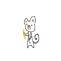 monkey with banana drawing by tessa9 in Artbitrator
