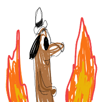 this is fine dog drawing by lumii in Artbitrator